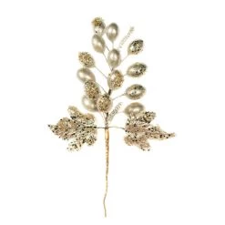 The Christmas Palace 9" CELLINE GRAPE WITH LEAVES SET OF 6 Stems & Picks