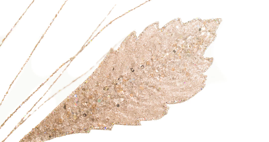 The Christmas Palace Stems & Picks 33" PLATINUM FANCY GLITTER DIAMOND SPRAY SET OF 6 2 The Christmas Palace Stems & Picks 33" PLATINUM FANCY GLITTER DIAMOND SPRAY SET OF 6