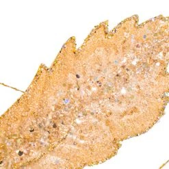 The Christmas Palace 33" GOLD FANCY GLITTER DIAMOND SPRAY SET OF 6