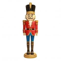 The Christmas Palace 11 FT RED & BLUE NUTCRAKER