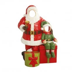The Christmas Palace 7 FT SANTA WITH ELF PHOTO OP