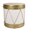 The Christmas Palace 3 FT GOLD & WHITE DRUM