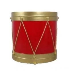 The Christmas Palace Changing Of The Guards 3 FT RED & GOLD DRUM