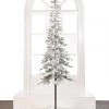 The Christmas Palace CHRISTMAS TREES 8 FT ALPINE FIR SNOWY TREE UNLIT