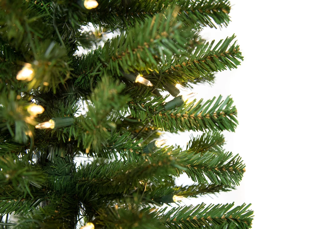 The Christmas Palace CHRISTMAS TREES 6 FT PENCIL TREE PRE LIT CLEAR LIGHTS 2 The Christmas Palace CHRISTMAS TREES 6 FT PENCIL TREE PRE LIT CLEAR LIGHTS