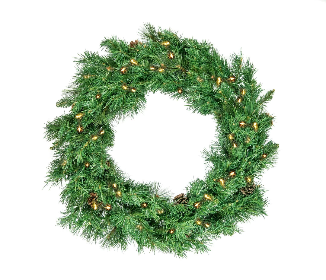 The Christmas Palace Wreaths 24" VALLEY SPRUCE WREATH UNLIT 3 The Christmas Palace Wreaths 24" VALLEY SPRUCE WREATH UNLIT