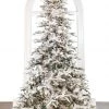 The Christmas Palace 12 FT SNOW PINE TREE PRE LIT CLEAR LIGHTS Crystal Elegance