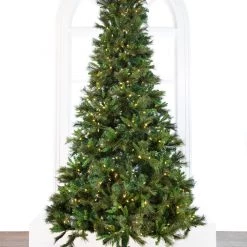 The Christmas Palace 10 FT BELGIUM MIX TREE PRE LIT WARM WHITE LED LIGHTS CHRISTMAS TREES