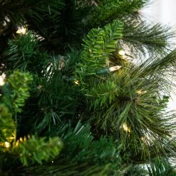 The Christmas Palace CHRISTMAS TREES 12 FT BELGIUM MIX TREE PRE LIT WARM WHITE LED LIGHTS