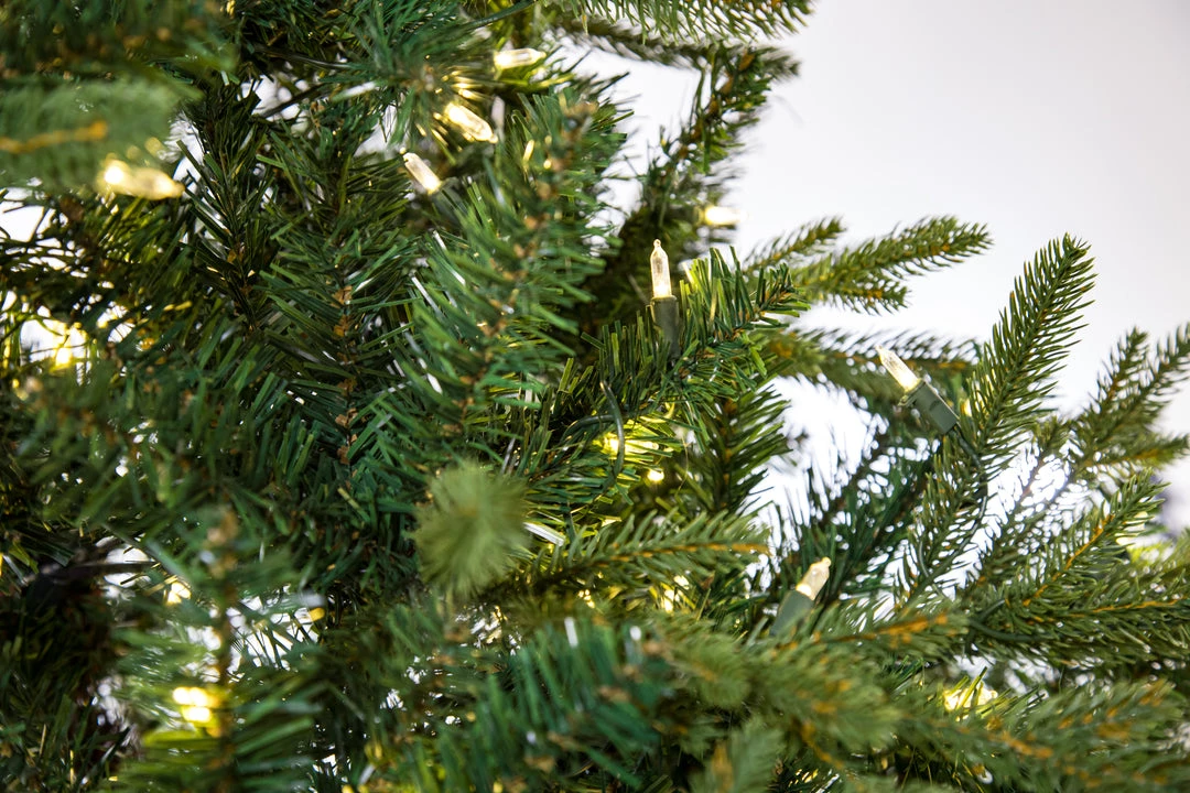 The Christmas Palace 7.5 FT NORWAY SLIM TREE PRE LIT WARM WHITE LED LIGHTS CHRISTMAS TREES 3 The Christmas Palace 7.5 FT NORWAY SLIM TREE PRE LIT WARM WHITE LED LIGHTS CHRISTMAS TREES