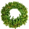 The Christmas Palace Wreaths 72" GLACIER WREATH PRELIT 400 CLEAR LIGHTS