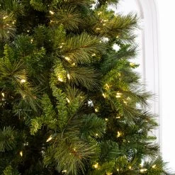 The Christmas Palace CHRISTMAS TREES 10 FT BELGIUM DELUXE MIX TREE PRE LIT WARM WHITE LED LIGHTS