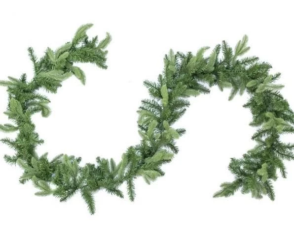 The Christmas Palace 9 FT X 12" FOXTAIL GARLAND UNLIT Garlands 1 The Christmas Palace 9 FT X 12" FOXTAIL GARLAND UNLIT Garlands
