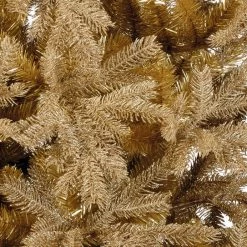 The Christmas Palace 10 FT TIFFANY FIR GOLD UNLIT CHRISTMAS TREES