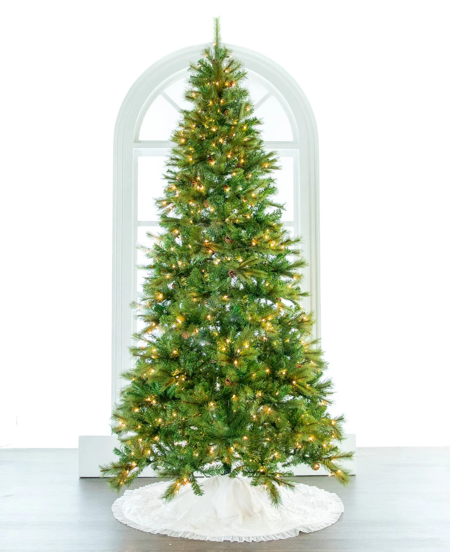 The Christmas Palace CHRISTMAS TREES 7.5 FT CHARLESTON SLIM TREE PRE LIT CLEAR LIGHTS 1 The Christmas Palace CHRISTMAS TREES 7.5 FT CHARLESTON SLIM TREE PRE LIT CLEAR LIGHTS