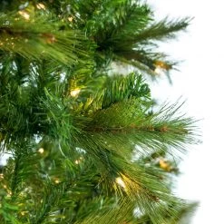 The Christmas Palace CHRISTMAS TREES 7.5 FT CHARLESTON SLIM TREE PRE LIT CLEAR LIGHTS