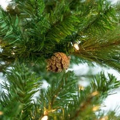 The Christmas Palace CHRISTMAS TREES 7.5 FT CHARLESTON SLIM TREE PRE LIT CLEAR LIGHTS 7 The Christmas Palace CHRISTMAS TREES 7.5 FT CHARLESTON SLIM TREE PRE LIT CLEAR LIGHTS