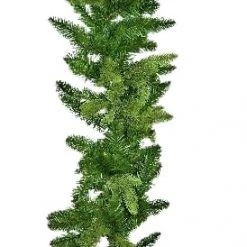 The Christmas Palace 9 FT X 16" FOXTAIL GARLAND PRELIT WARM WHITE LED