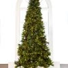 The Christmas Palace 9 FT FOREST BERRY FIR TREE PRELIT CLEAR LED LIGHTS CHRISTMAS TREES