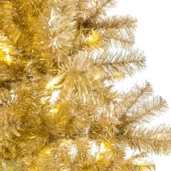 The Christmas Palace CHRISTMAS TREES 9 FT ROSE GOLD TREE PRE LIT CLEAR LED 5 The Christmas Palace CHRISTMAS TREES 9 FT ROSE GOLD TREE PRE LIT CLEAR LED