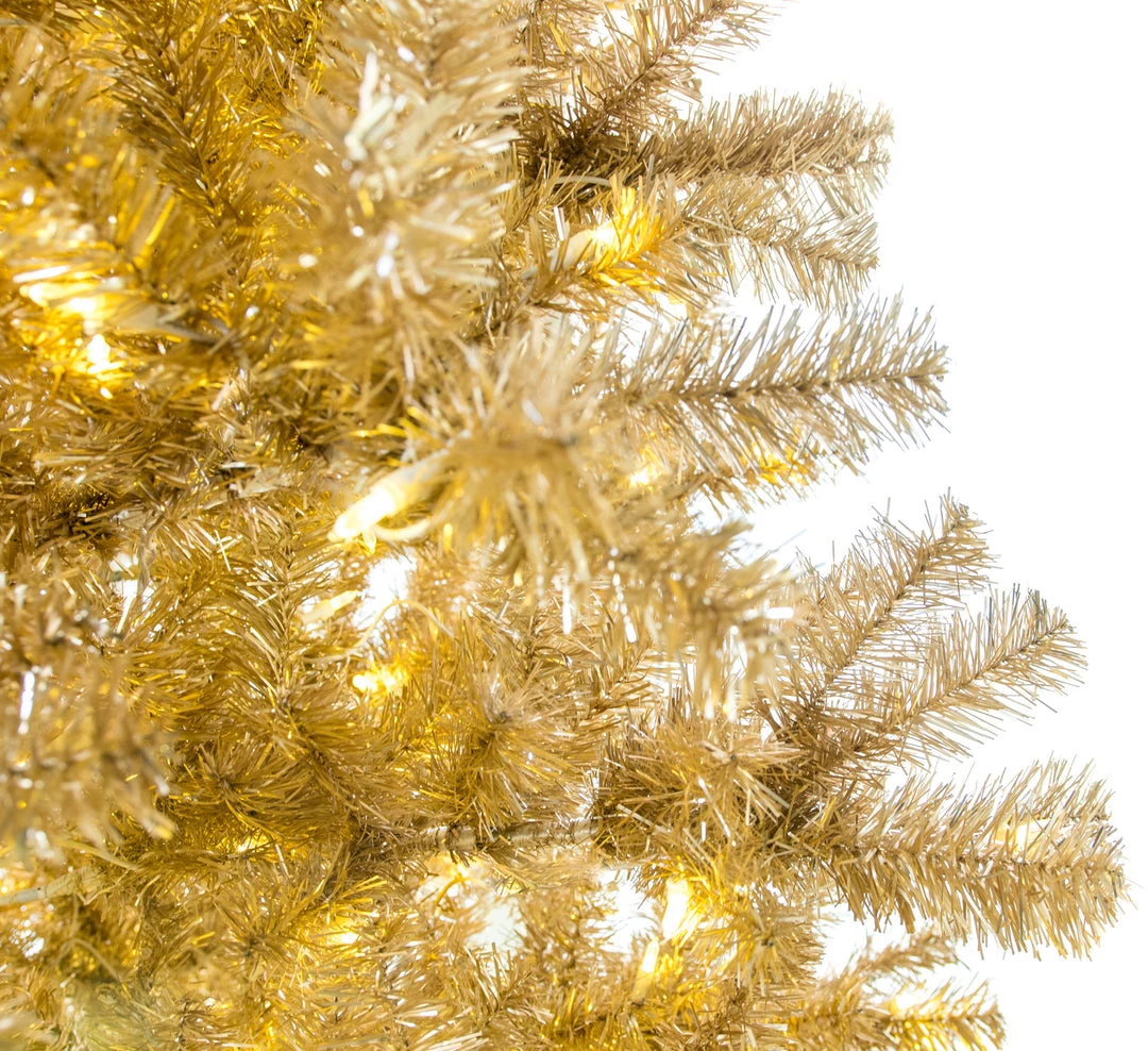 The Christmas Palace CHRISTMAS TREES 9 FT ROSE GOLD TREE PRE LIT CLEAR LED 3 The Christmas Palace CHRISTMAS TREES 9 FT ROSE GOLD TREE PRE LIT CLEAR LED