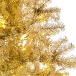 The Christmas Palace 7.5 FT ROSE GOLD TREE PRE LIT CHRISTMAS TREES