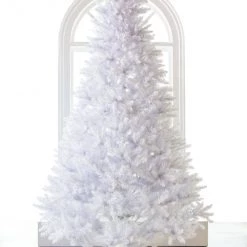 The Christmas Palace 7.5 FT WHITE PARKVIEW COLOR CHANGING LED 8 The Christmas Palace 7.5 FT WHITE PARKVIEW COLOR CHANGING LED
