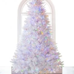 The Christmas Palace 6.5 FT WHITE PARKVIEW COLOR CHANGING LED CHRISTMAS TREES