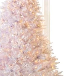 The Christmas Palace 7.5 FT WHITE PARKVIEW COLOR CHANGING LED 10 The Christmas Palace 7.5 FT WHITE PARKVIEW COLOR CHANGING LED