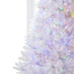 The Christmas Palace 6.5 FT WHITE PARKVIEW COLOR CHANGING LED CHRISTMAS TREES