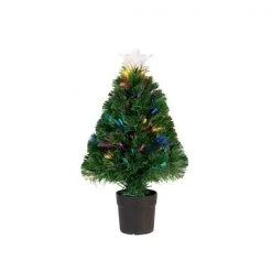 The Christmas Palace CHRISTMAS TREES 3 FT BURTLEY FIBER OPTIC TREE