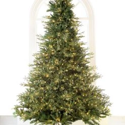 The Christmas Palace 9 FT NEWBURY PINE TREE PRE LIT CLEAR LIGHTS CHRISTMAS TREES