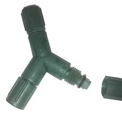 The Christmas Palace GREEN COAXIAL Y SPLITTER CHRISTMAS LIGHTS