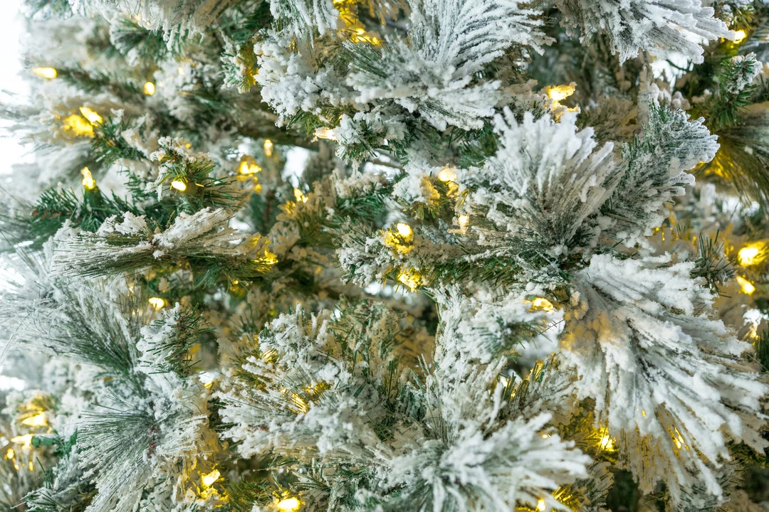 The Christmas Palace CHRISTMAS TREES 6 FT DROOPING PRE LIT WARM WHITE LED 3 The Christmas Palace CHRISTMAS TREES 6 FT DROOPING PRE LIT WARM WHITE LED