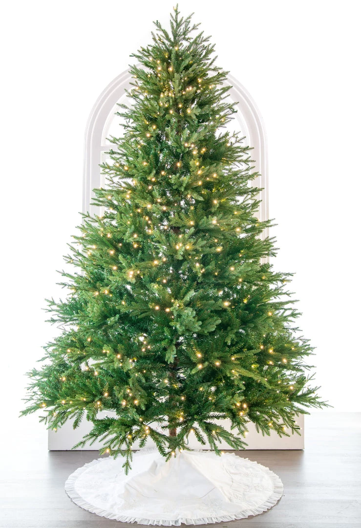 The Christmas Palace CHRISTMAS TREES 7.5 FT KENTUCKY FIR TREE PRE LIT WARM WHITE 1 The Christmas Palace CHRISTMAS TREES 7.5 FT KENTUCKY FIR TREE PRE LIT WARM WHITE
