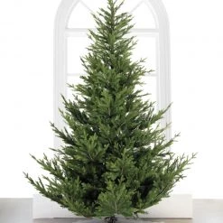 The Christmas Palace 9 FT NORWAY SPRUCE TREE PRE LIT WARM WHITE LED LIGHTS CHRISTMAS TREES