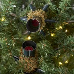 The Christmas Palace 9 FT NORWAY SPRUCE TREE PRE LIT WARM WHITE LED LIGHTS CHRISTMAS TREES