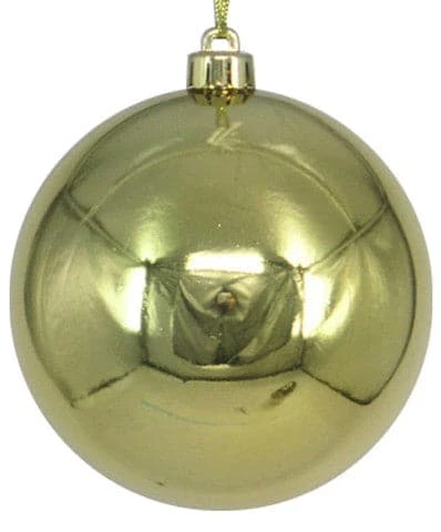 The Christmas Palace Christmas Ornaments 4" GOLD SHINY SHATTERPROOF BALLS SET OF 36 1 The Christmas Palace Christmas Ornaments 4" GOLD SHINY SHATTERPROOF BALLS SET OF 36