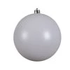 The Christmas Palace 5.5" WHITE MATTE BALL SET OF 6