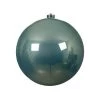 The Christmas Palace Shatterproof & Glass Sets 5.5" MISTY BLUE SHINY BALL SET OF 6