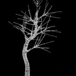 The Christmas Palace OVERSIZED DECOR 6 FT LED PURE WHITE COPPER STRING TREE