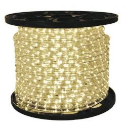 The Christmas Palace CHRISTMAS LIGHTS 150 FT LED WARM WHITE ROPE LIGHT FLEX, 1/2" DIAMETER