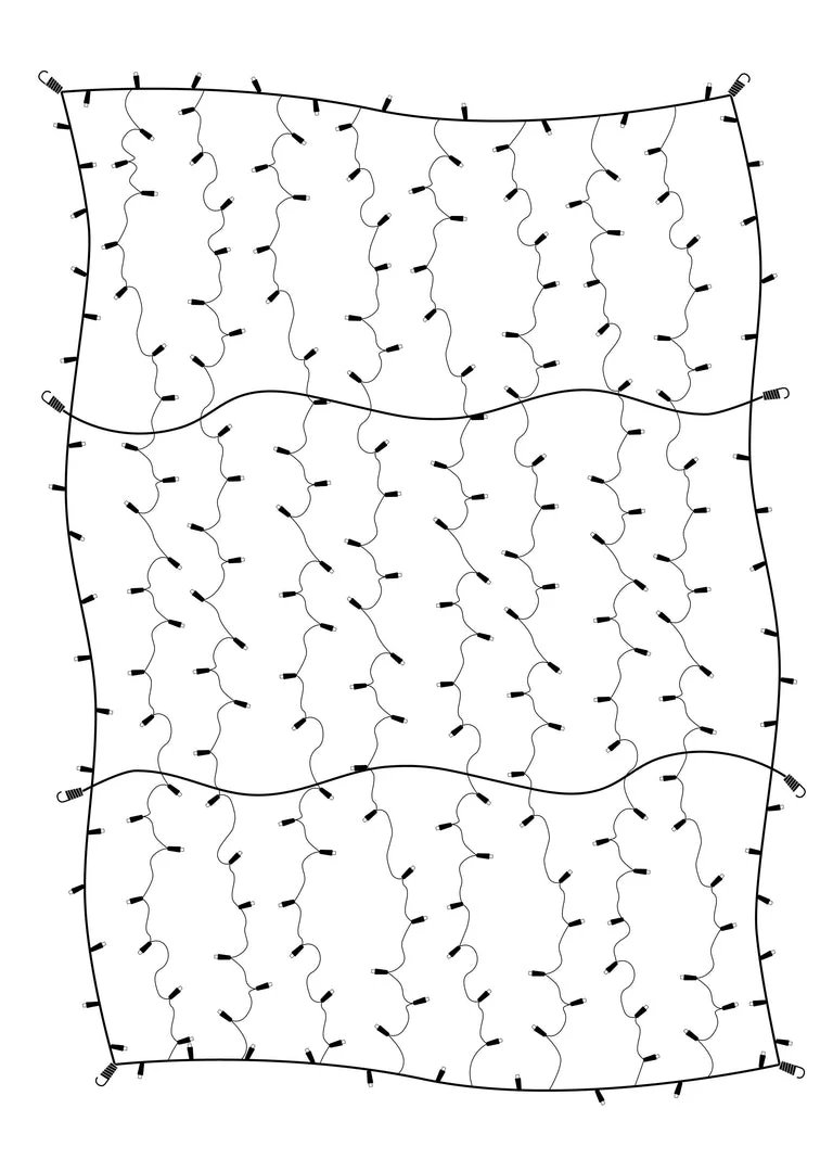 The Christmas Palace PURE WHITE LED TRUNK LIGHT GRAY NET 10 FT X 36"-70" 1 The Christmas Palace PURE WHITE LED TRUNK LIGHT GRAY NET 10 FT X 36"-70"