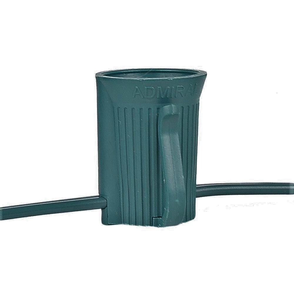 The Christmas Palace CHRISTMAS LIGHTS 1000 FT C9 ROLL GREEN WIRE 12" SPACING E17 BASE 2 The Christmas Palace CHRISTMAS LIGHTS 1000 FT C9 ROLL GREEN WIRE 12" SPACING E17 BASE