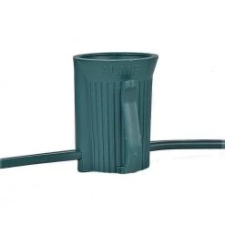 The Christmas Palace 1000 FT C7 ROLL GREEN WIRE 12" SPACING E12 BASE