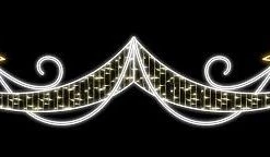 The Christmas Palace OVERSIZED DECOR 13 X 2 FT STAR SHAPED LIGHT BANNER 120V