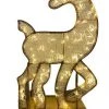 The Christmas Palace OVERSIZED DECOR 3 FT X 4 FT WARM WHITE LED REINDEER WITH FLASHING EFFECT