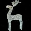 The Christmas Palace OVERSIZED DECOR 10 FT 600 LED COOL WHITE 3D REINDEER FLASHING LIGHTS