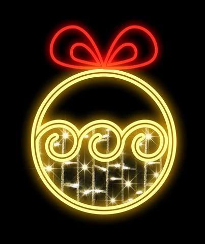 The Christmas Palace 2 FT X 2 FT LED WARM WHITE ORNAMENT BALL WITH RED BOW 1 The Christmas Palace 2 FT X 2 FT LED WARM WHITE ORNAMENT BALL WITH RED BOW