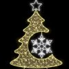 The Christmas Palace 6 FT X 4 FT COOL WHITE & WARM WHITE LED TREE OVERSIZED DECOR